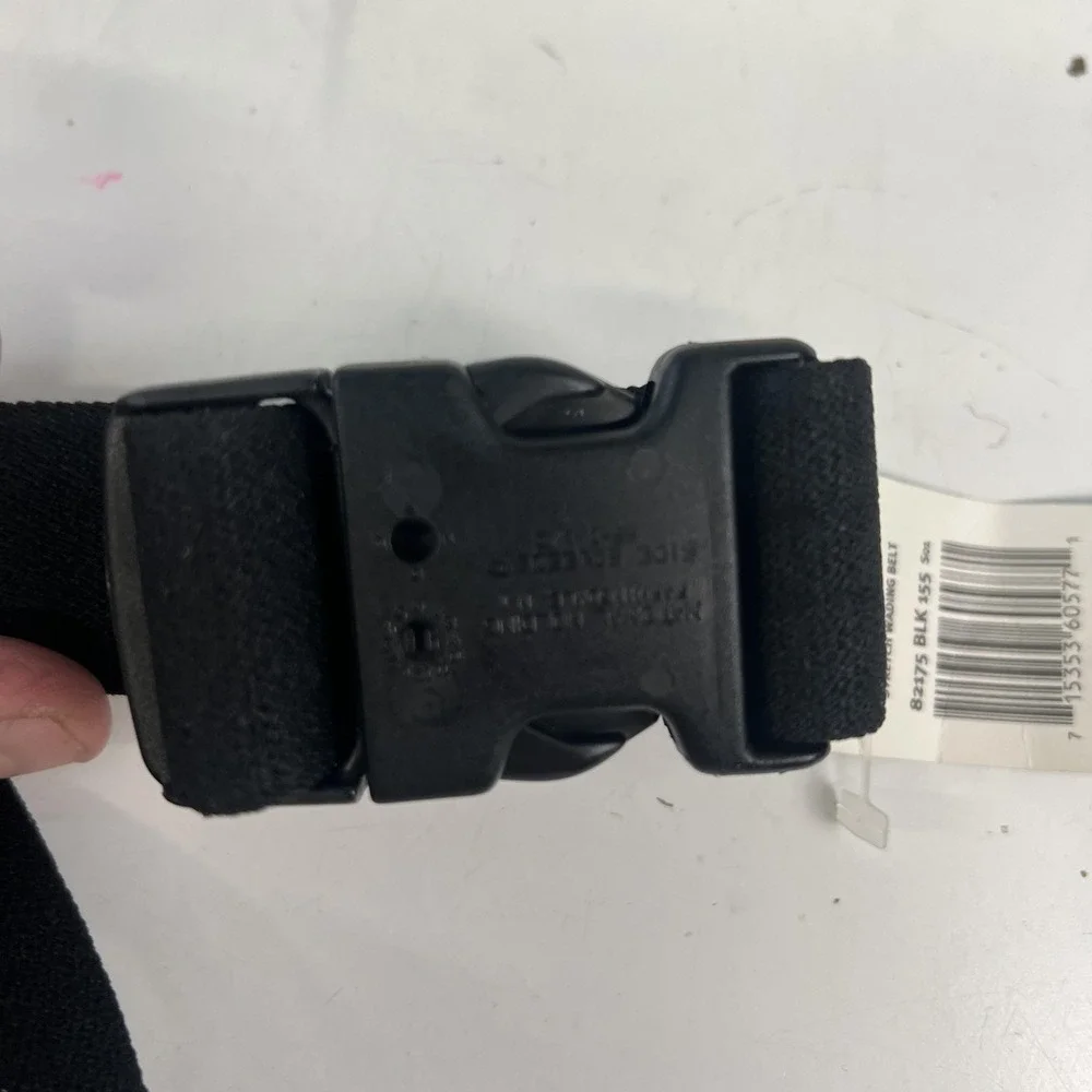 NWT Patagonia Stretch Wading Belt Medium Black USA Rubber Expandable